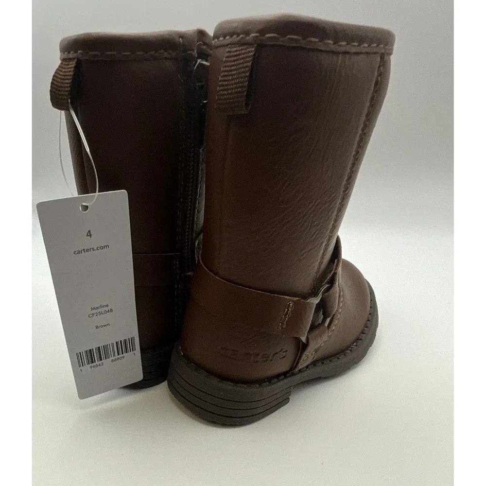 Carter's Toddler Girls' Marline Zippered Boots‎ - size 4 - New